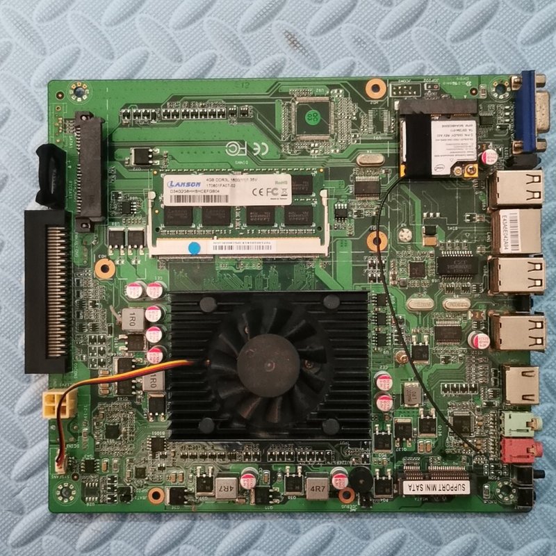 议价主板系统OPS-J1900主板 广告机正常使用拆机维修图片
