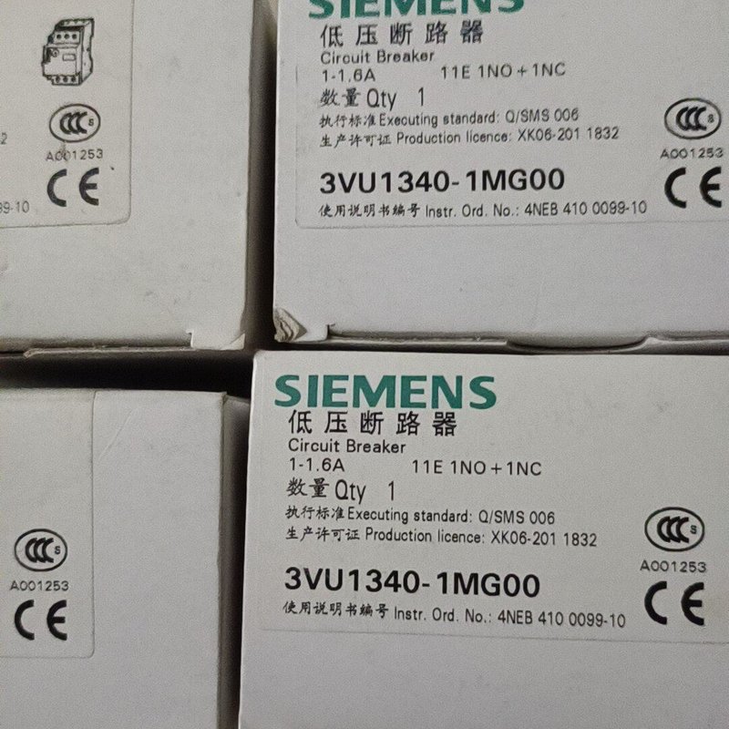 议价西门子马达保护器 3VU1340-1MG00 1-1.6A维修