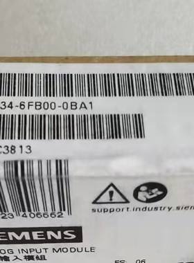 6ES7134-6FB00-0BA1西门子ET200SP 模拟输入模块6ES71346FB000BA1