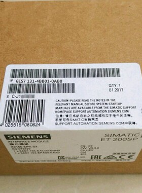 6ES7 131 6ES7131-4BB01-0AB0西门子ET200S模块6ES71314BB010AB0