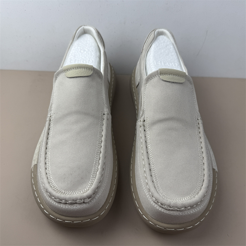 轻便套脚布鞋男士舒适百搭厚底