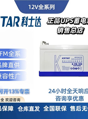 KSTAR科士达蓄电池6FM12V17AH38AH65AH100AH120AH/免维护铅酸蓄电