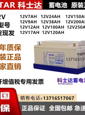 科士达ups铅酸蓄电池6FM-12V100ah/120AH/150AH/65ah/38ah/24ah17