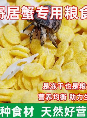 寄居蟹粮食冻干粮专用粮主粮