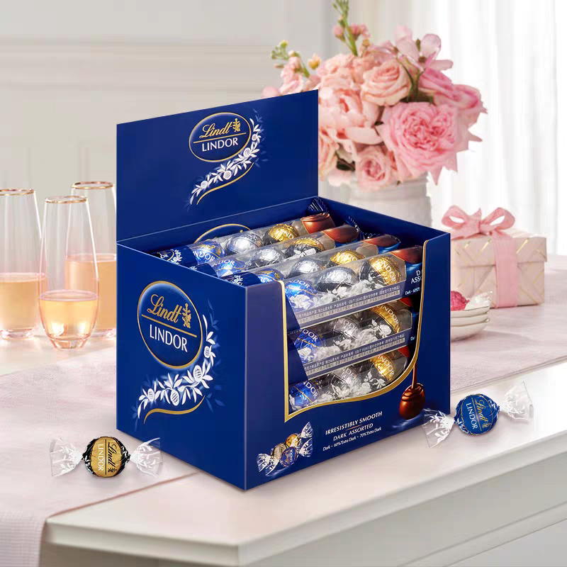 临期特价瑞士进口Lindt瑞士莲软心黑巧36g牛奶巧克力婚庆喜糖零食