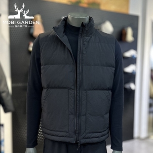 牧高笛户外2025年秋季新款男式立领羽绒马甲轻薄保暖休闲运动背心