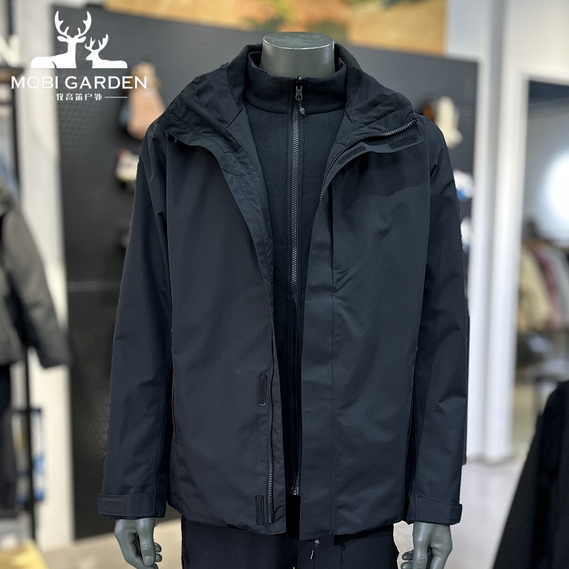 牧高笛2025新款男士套绒冲锋衣