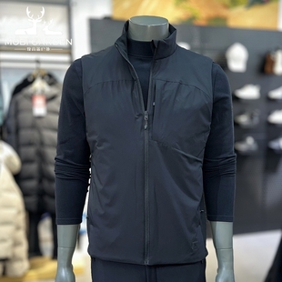 牧高笛户外2025秋季新款男式立领棉马甲防风保暖棉服轻量休闲外套