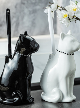 简约创意陶瓷马桶刷卫生间清洁