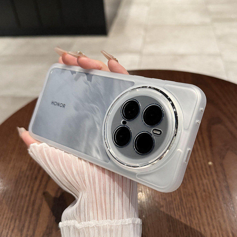【内置镜头胶片】适用于华为荣耀Magic8手机壳全新超薄透明荣耀Magic7全包6Pro简单磨砂框架X60高端防摔X50软