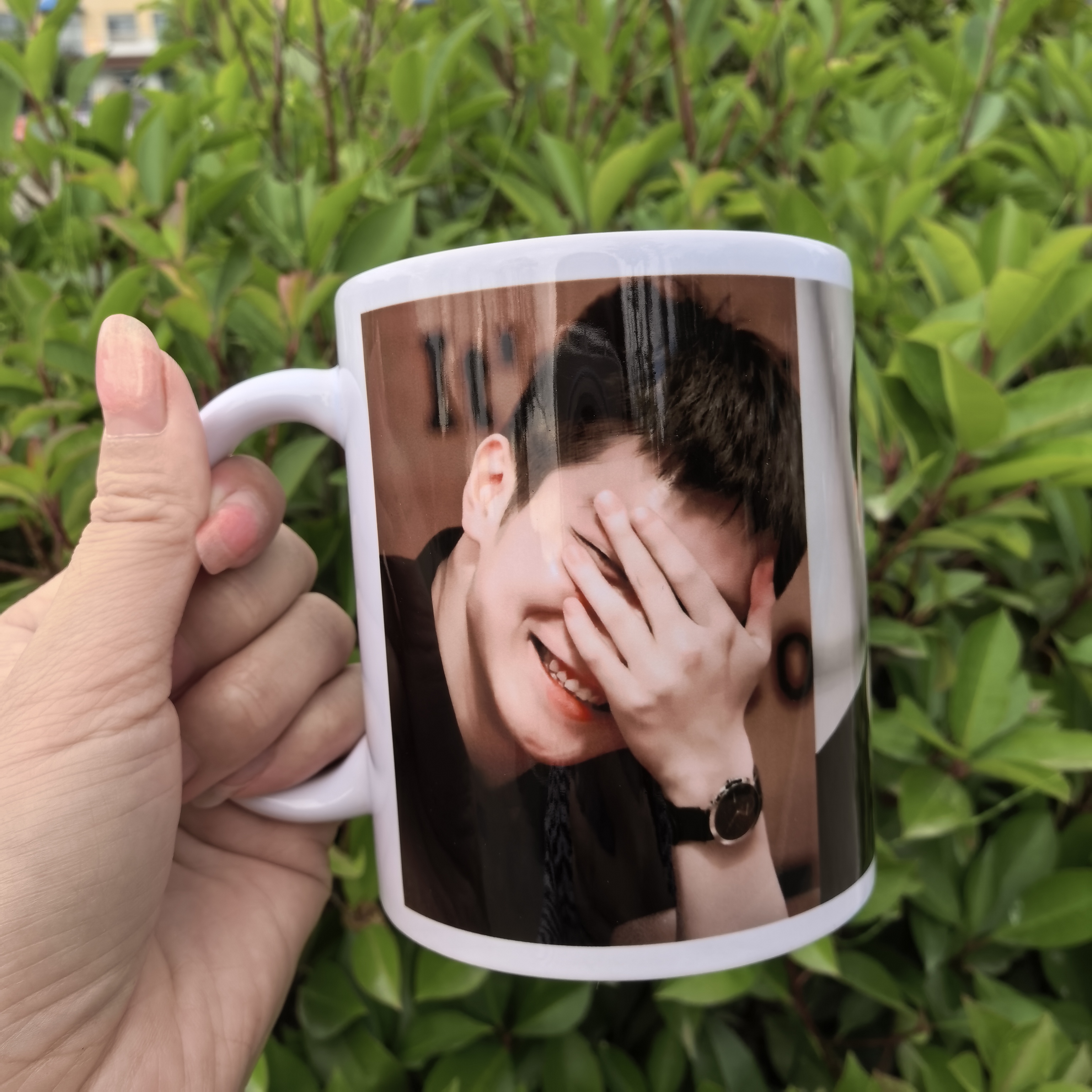 樊振东周边同款陶瓷马克杯diy定制水杯图片杯子