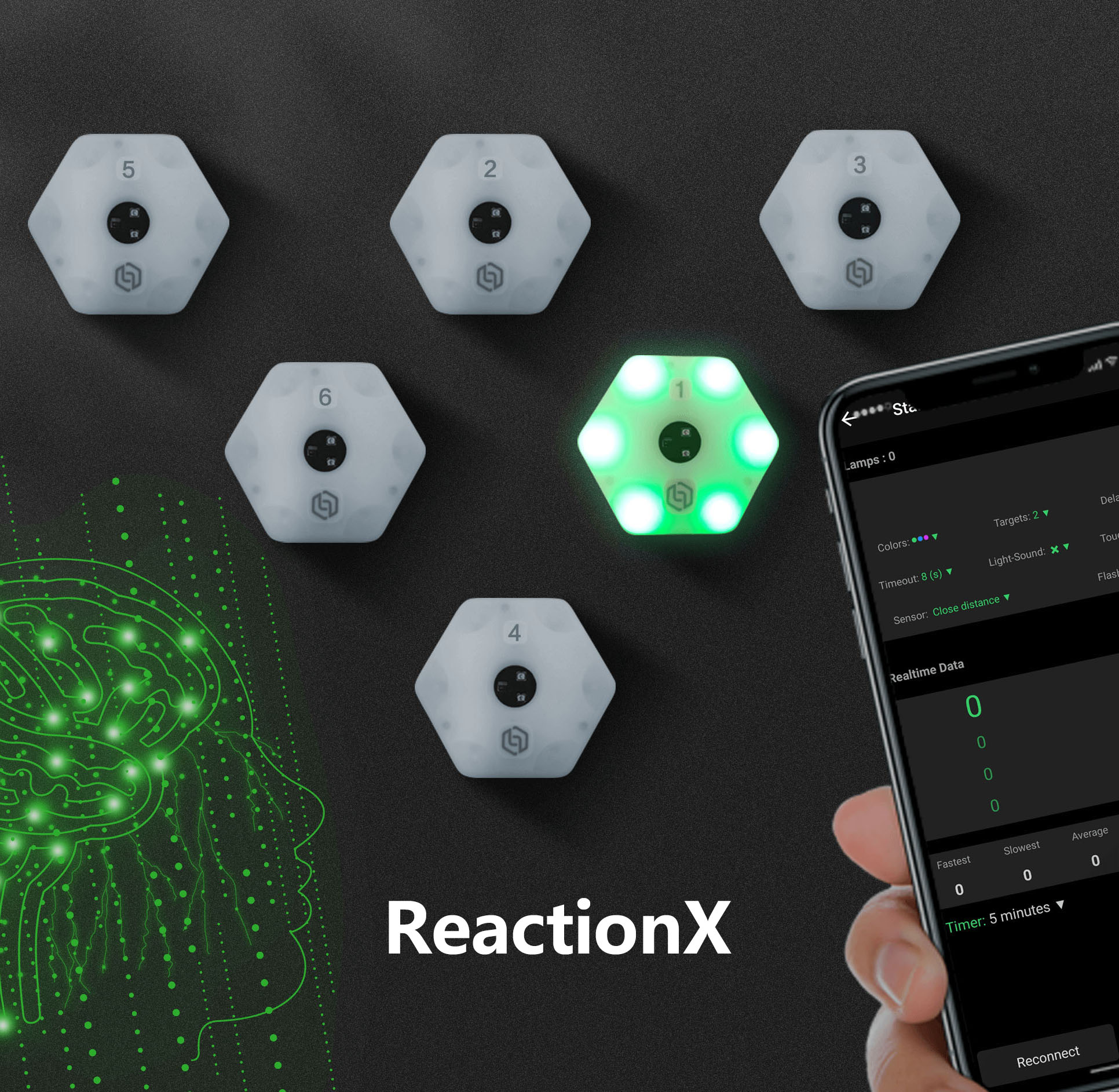 反应训练灯敏捷无线感应速度