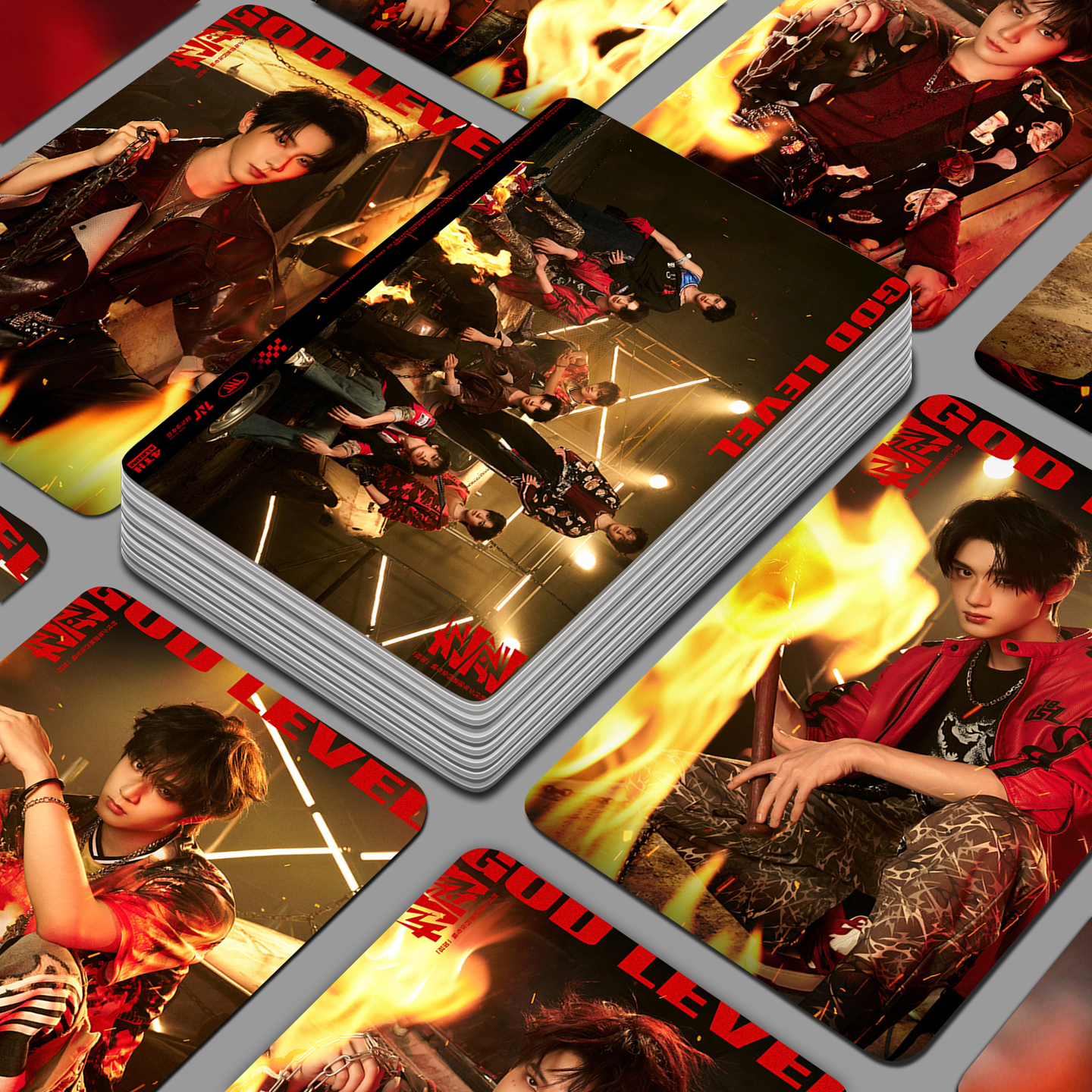 时代少年团镭射小卡自制收藏贺卡