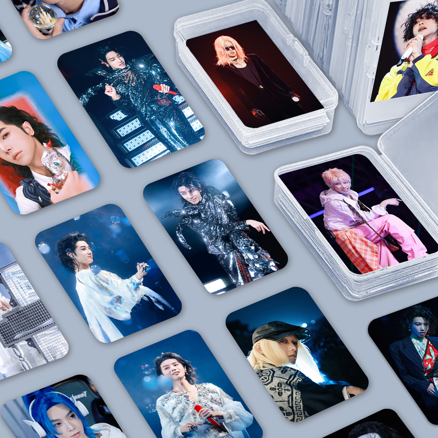 新款蔡徐坤高颜值小卡55张专辑