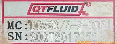 QTFLUIDDCV40/5-Z-0051五联阀