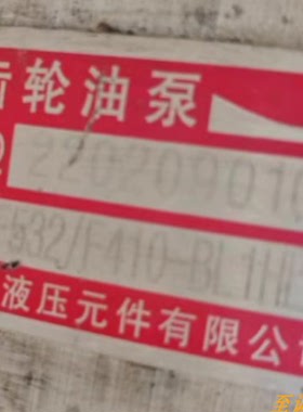 WANY合肥皖液液压 CBNT-F550/F410-BL1HL 齿轮油泵压力泵动力油泵