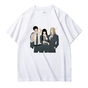 版本日常动漫周边T恤日系二次元宽松短袖纯棉舒适夏季高颜值学生
