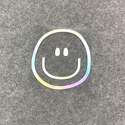 汽车贴纸G-Dragon  明星权志龙GD微笑脸Bigbang应援改装汽车贴纸