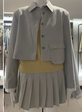 ZR 2024春季新品女装宽褶裤裙时尚新品1608035 811