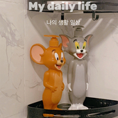 可爱猫和老鼠分装 瓶子 瓶按压瓶空瓶洗手液洗发水沐浴露按压便携式