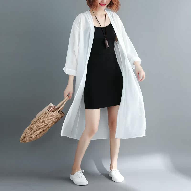 西装外套女夏薄款胖m2019夏装新款雪纺宽松大码女装外搭沙滩防晒|ruв категории Женская одежда, женской одежды - от Buy2taobao.com для оказания профессиональной услуги покупки агента Taobao
