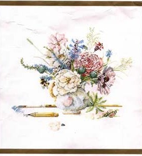 刘年锦绣 正品DMC线R线十字绣自配套件 非印花 La 35216