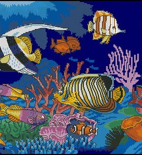 刘年锦绣 正品DMC线R线十字绣自配套件 非印花 DIM 13652海底世界