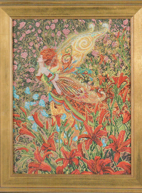 刘年锦绣正品DMC线R线十字绣套件非印花 Bu 45622 蝴蝶仙子