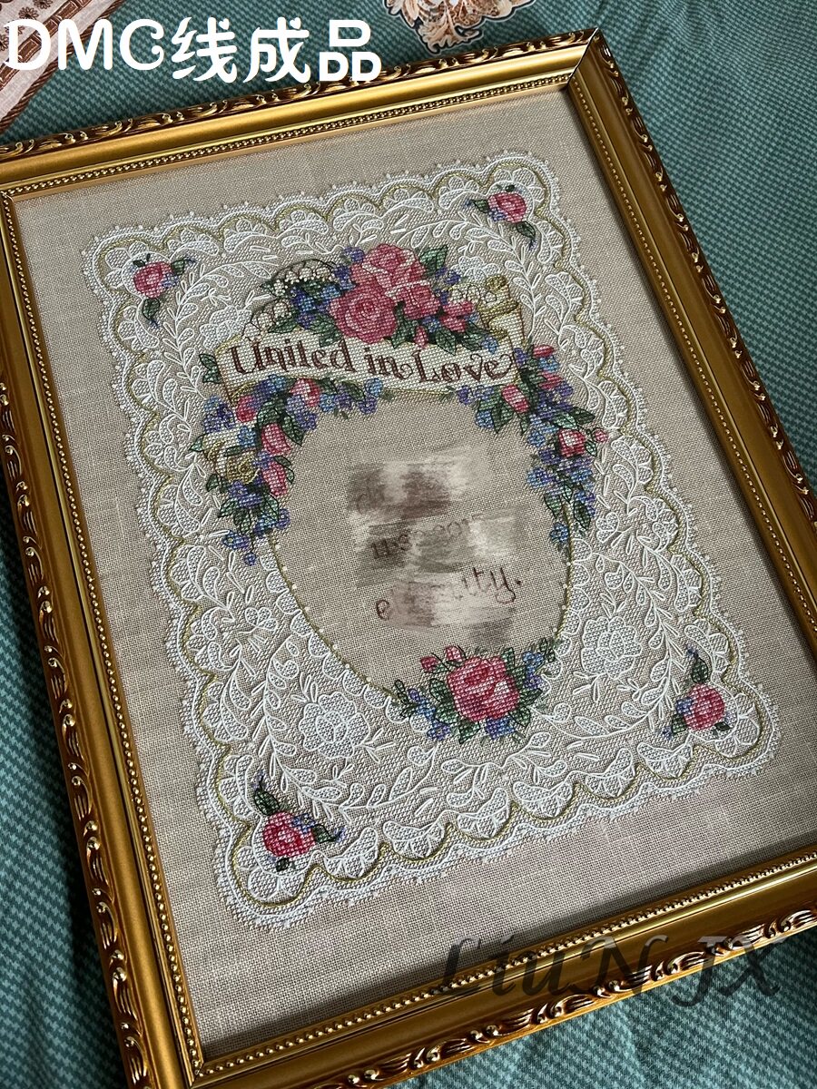 刘年锦绣 正品DMC线R线十字绣自配套件 非印花 DIM03794 蕾丝婚礼