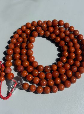 原矿南红玛瑙念珠108怀业念珠