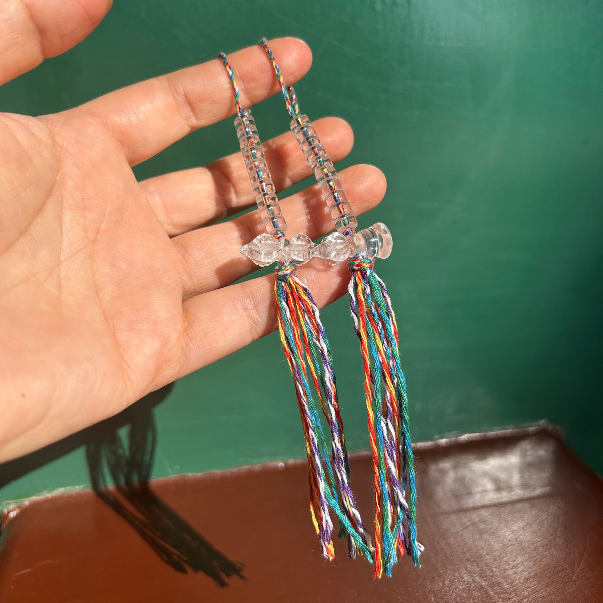 天然喜马拉雅水晶108颗念珠纪子