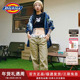 裤 男25春夏直筒翻边休闲长裤 女显瘦美版 Dickies874工装 露腰直筒裤