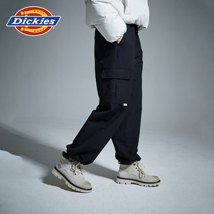 Dickies帝酷适春夏双侧大口袋松弛纯色宽松女式休闲裤下装