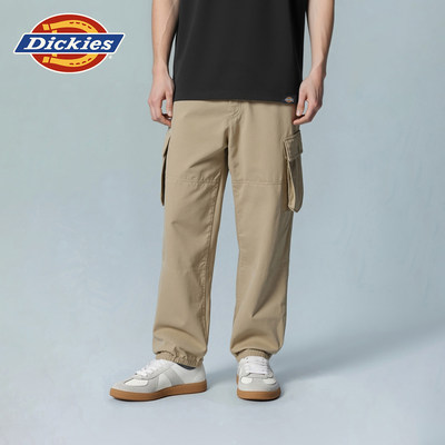 Dickies帝酷适秋冬新款cargo大口袋工装裤束脚裤防泼水面料男女