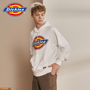 Dickies连帽卫衣秋冬款 男女LOGO印花情侣全棉毛圈布慵懒上衣7060
