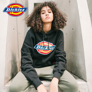 Dickies连帽卫衣女情侣男秋冬上新全棉迪克斯学生美式 潮休闲上衣