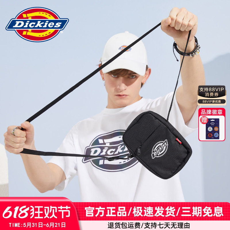 Dickies官方正品斜挎包男新款情侣迷你胸包女单肩包百搭手机包潮