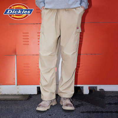 Dickies帝酷适新款秋冬橡筋腰头多口袋纯棉休闲长裤工装裤男女款