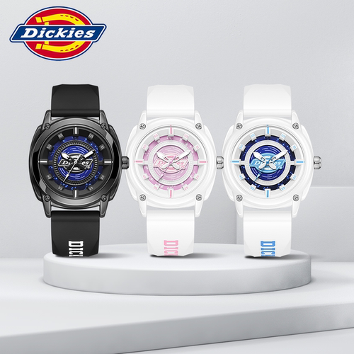 Dickies星空硅胶防水夜光腕表
