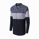 常年备货主推秋冬加绒加厚毛衣大码外贸外套立领开衫镂空图P38，男装针织衫/毛衣，星座217-5