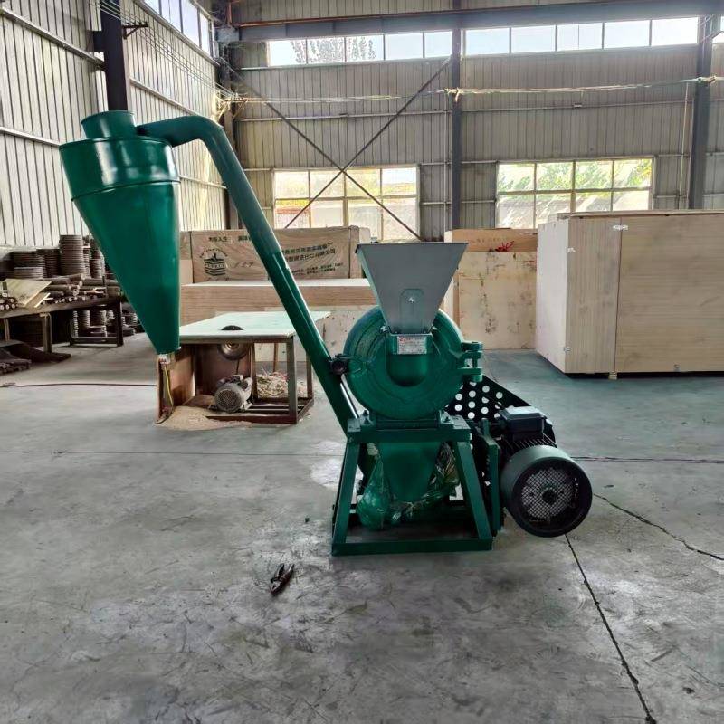 新款立斗风机款齿盘粉碎机 玉米木薯粮食磨粉机 花椒辣椒研磨机