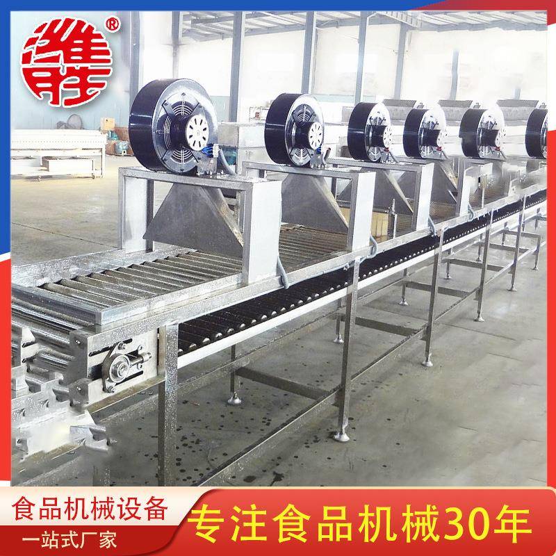 水果清洗风干输送带设备 红外线风干输送带设备 苹果风干输送带