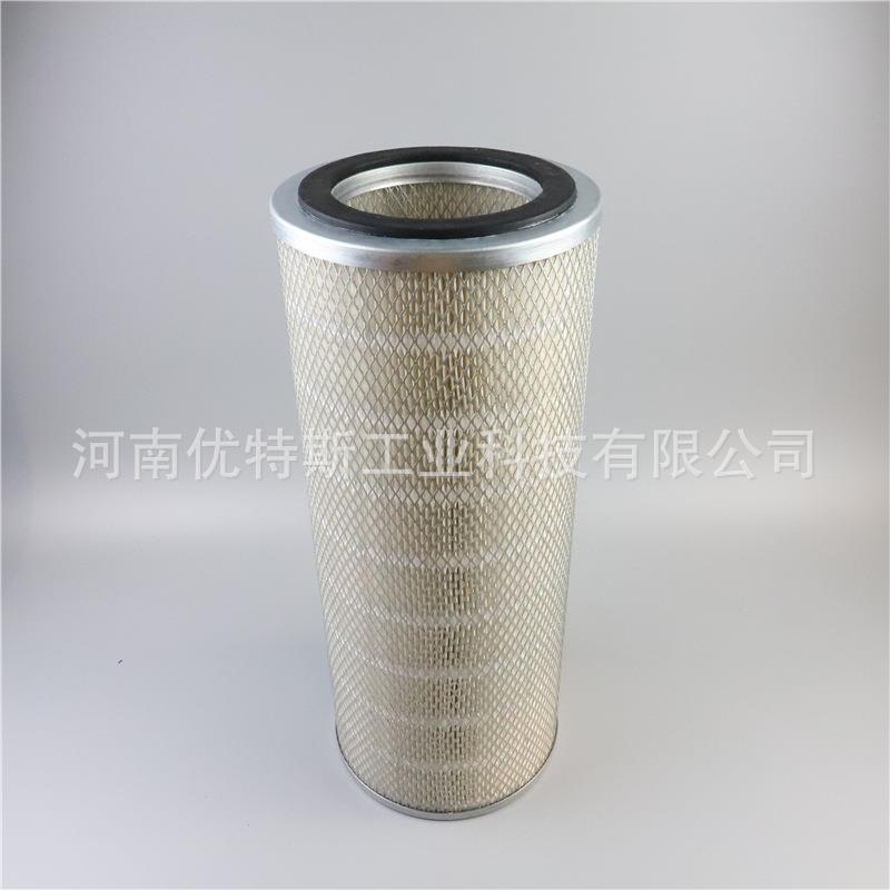 【厂家直销】覆膜聚酯纤维滤筒真空泵过滤芯228x14x288mm