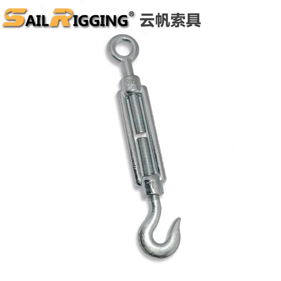 青岛厂家 DIN1480高强度碳钢索具螺旋扣花兰 德标花蓝螺栓