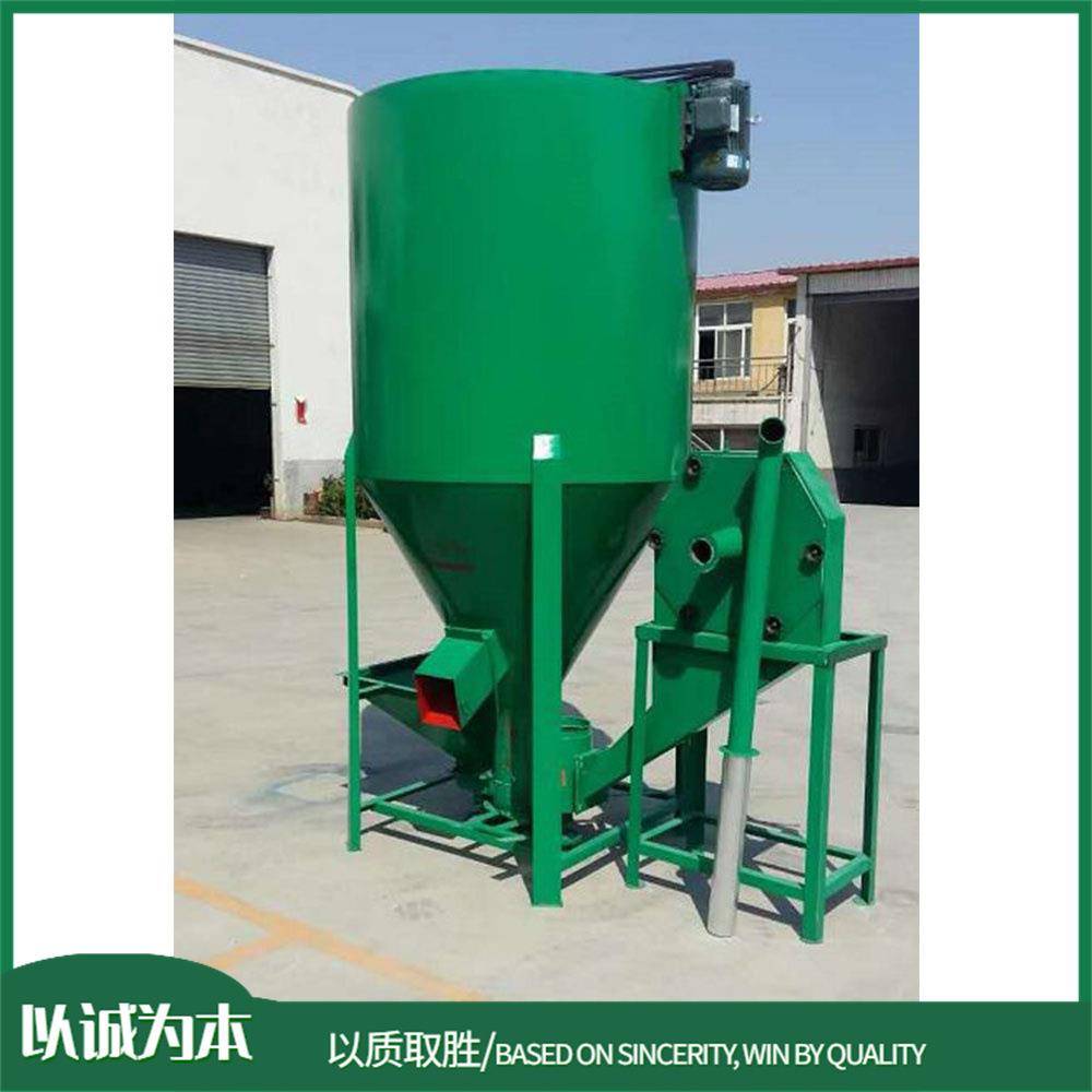 家禽饲料粉碎搅拌机 小型粮食饲料加工机 自吸式粉碎搅拌一体机