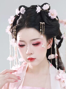 格格间原创【粉梦】影视剧成何体统庾晚音同款发簪子发饰古风汉服