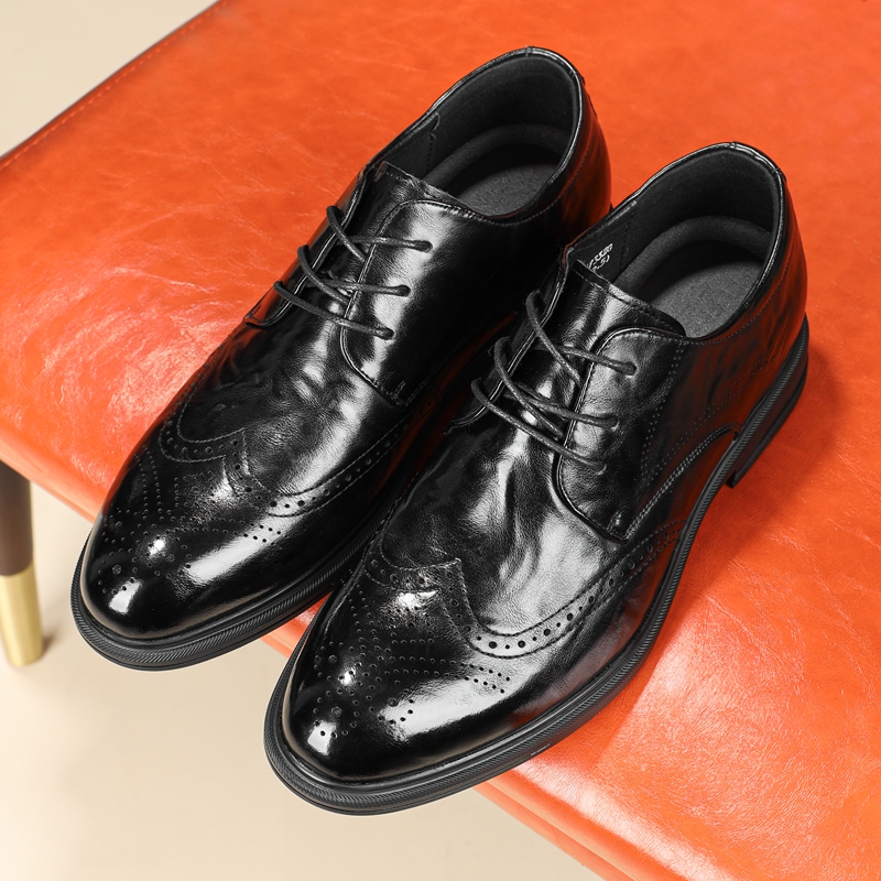 高档轻奢商务休闲皮鞋新郎结婚鞋