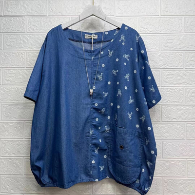 夏装新款短袖T恤女衬衫