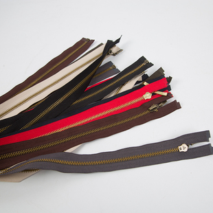 70厘米5号铜拉链 三力牌夹克衫衣服外套开尾拉链高档金属拉锁包邮
