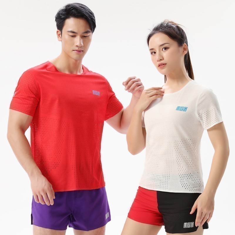 URG追风速透一体织跑步短袖T恤